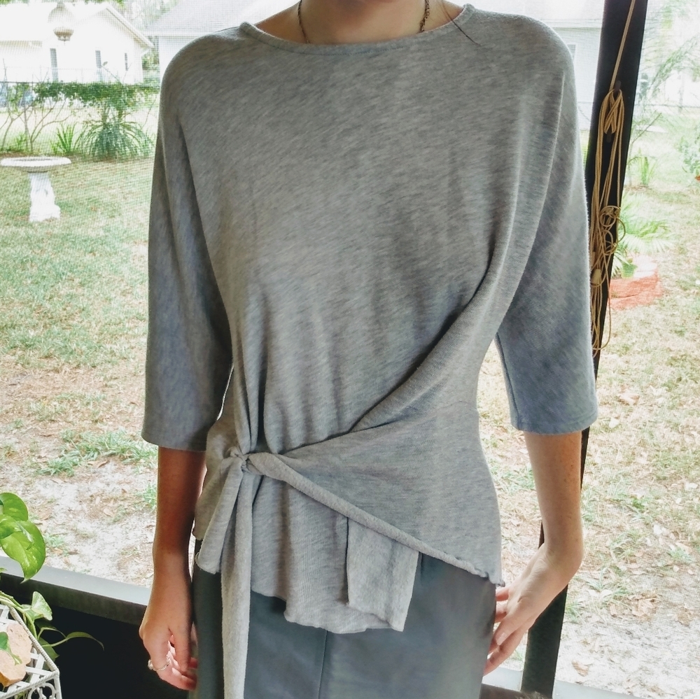 Stylish gray sweatshirt